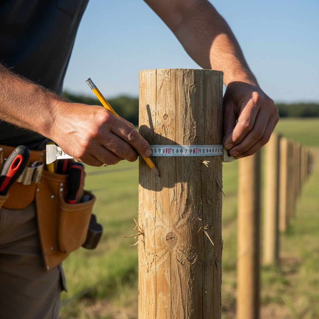 Completed fence installation project